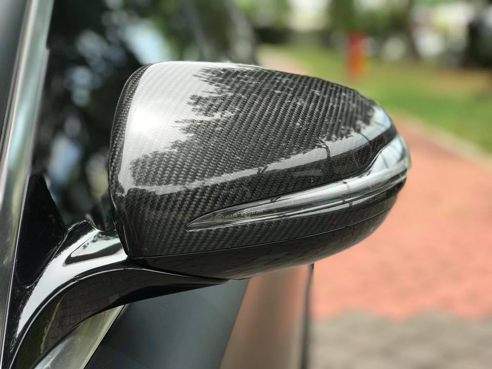 Mercedes-Benz E-Class W213 Carbon Fiber Side Mirror Replacement 