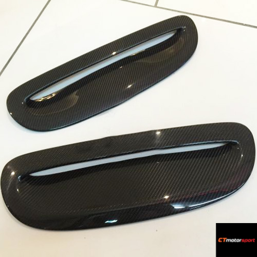 MINI Cooper F55 Dry Carbon Hood Vent Cover