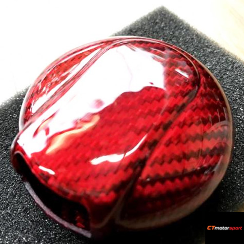 Mini Cooper / Cooper S F56 Installed Dry Carbon Fibre Key Cover Case 