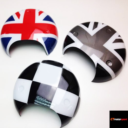 MINI Paceman R61 Installed Meter Cover Union Jack Checkered Style