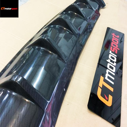 Porsche 958 Cayenne Facelift Carbon Diffuser Lip 